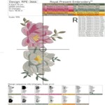 Blooming lotuses set - 2 sizes