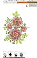 Machine Embroidery Designs Paradise flowers Set