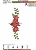 Machine Embroidery Designs Poinsettia Christmas Star