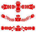 Machine Embroidery Designs Red Hungarian folk art - 4 sizes