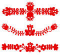 Machine Embroidery Designs Red Hungarian folk art - 4 sizes