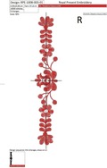 Machine Embroidery Designs Red Hungarian folk art - 4 sizes