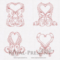 Machine Embroidery Designs St. Valentine´s Hearts