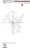 Valentines Angels RedWork Set