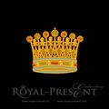 Machine embroidery design Gold Crown