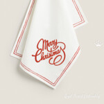 Merry Christmas red inscription - 3 sizes