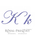 Machine embroidery design The letter K