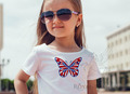 USA flag butterfly - 2 sizes