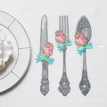 Vintage Cutlery Machine embroidery designs - 3 in 1