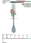 Vintage Cutlery Machine embroidery designs - 3 in 1