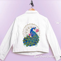 Mandala Peacock on a Blooming Branch - 3 sizes