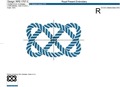 Marine knot Border machine embroidery design - 3 sizes
