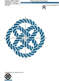 Marine knot machine embroidery design - 5 sizes