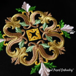 Medieval Acanthus Quilt Block - 7 sizes