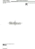 Melissa Machine Embroidery Design - 2 sizes