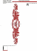 Merry Christmas border Embroidery Designs Set