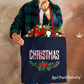 Merry Christmas calligraphy Machine Embroidery Designs set - 4 sizes