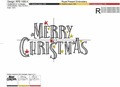 Merry Christmas inscription - 6 sizes