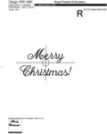 Merry Christmas lettering Machine Embroidery Design - 6 sizes