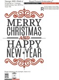 Mery Christmas and Happy New Year - 6 sizes
