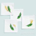Mimosa set of Machine Embroidery Designs - 4 sizes