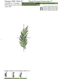 Mimosa set of Machine Embroidery Designs - 4 sizes