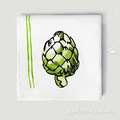 Mini Broccoli, Avocado, Artichoke, Cabbage Machine Embroidery Designs - 5 sizes
