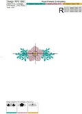 Mini Floral Borders Machine Embroidery Designs - 3 sizes