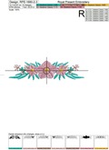 Mini Floral Borders Machine Embroidery Designs - 3 sizes