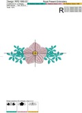 Mini Floral Borders Machine Embroidery Designs - 3 sizes