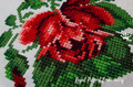 Miniature rose Cross-stitch Machine Embroidery Design - 2 sizes