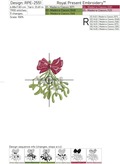Festive Mistletoe Elegance - 2 sizes