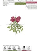 Festive Mistletoe Elegance - 2 sizes