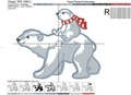 Mom and Baby Polar Bears Applique machine embroidery design - 5 sizes