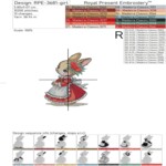 Two Christmas bunnies - 4 sizes