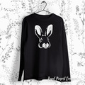 Monochrome Rabbit Machine Embroidery Design - 5 sizes