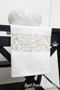 Monochrome Rose border Machine Embroidery Design