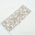 Monochrome Rose border Machine Embroidery Design