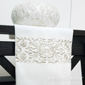 Monochrome Rose border Machine Embroidery Design