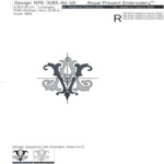 Monogram AV-VA - 3 sizes