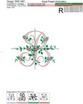 Monogram B with roses