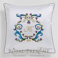 Monogram Frame Louis XIV Machine Embroidery Design