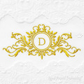 Regal Flourish Monogram Frame - 6 sizes