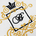 Monogram Frames with crown Machine Embroidery Designs Set
