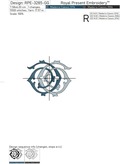 Monogram GG Machine Embroidery Design - 3 sizes