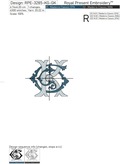 Monogram KG-GK Machine Embroidery Design - 2 sizes