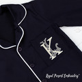 Monogram KL-LK Machine Embroidery Design - 2 sizes