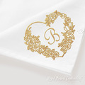 Monogram heart Machine Embroidery Design - 6 sizes