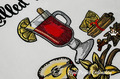 Mulled wine Machine Embroidery Design - 6 sizes