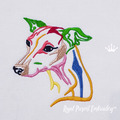 Multi-colored Italian Greyhound - 8 sizes